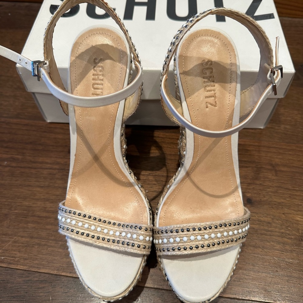 SCHUTZ Carmine Wedge Sandals